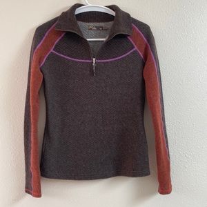 PrAna Wool blend sweater. Excellent, gently used condition.